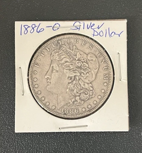 1886-O Morgan Dollar AU Very Nice Coin 90% Silver $1 U.S (MM00106)