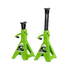  Viking Jack Stand Set - Heavy Duty Ratchet Style Jack Stands - Pair 4 Ton