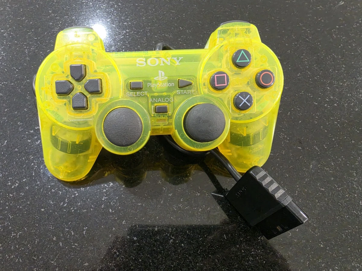 Yellow Wired Controllers for Sony PlayStation 2 for sale | eBay