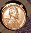 1921-S Lincoln Head Cent Scarce AU  San Francisco  original Almost Uncirculated