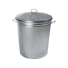 Secchio Raccoglicenere 18 Litri – Lamiera Zincata con Coperchio