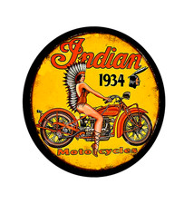 Indian motorcycle sticker sign vintage replicia laptop bumper cups 4 sizes