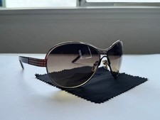 Valentino Men Wallet Brown Round Sunglasses With Case Limited Edition VHTF Popul