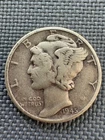 1945 Mercury Dime | 90% Silver | Exact Coin Shown | Good Condition | COA | #347