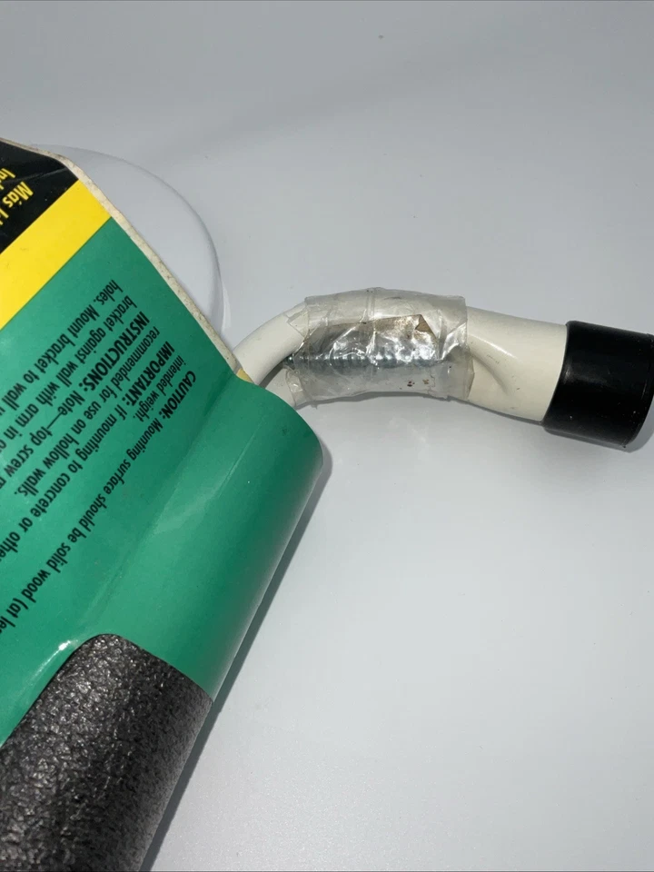 Percha giratoria Crawford de acero blanco súper gancho - Soporta hasta 50 libras Foto 3 de 4