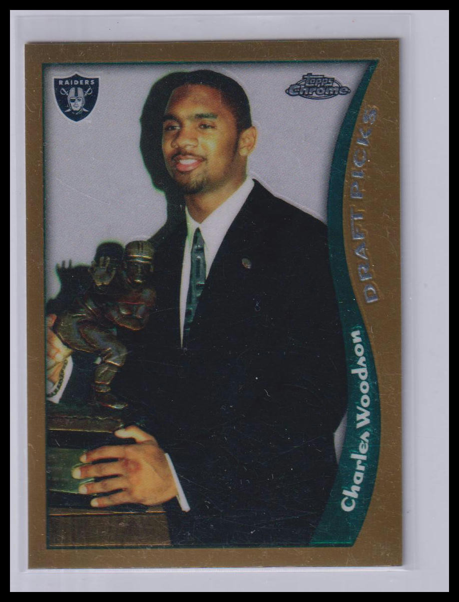 1998 Topps Chrome #44 Charles Woodson Oakland Raiders RC Rookie