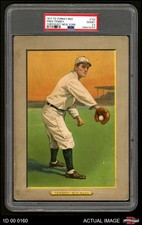 1911 T3 Turkey Red #122 Fred Tenney  NY Braves / Giants VARIATION PSA 2.5 - GD+
