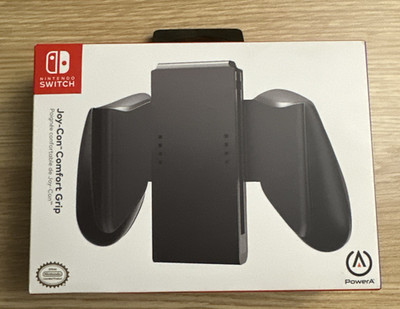 Nintendo Switch PowerA Joy-Con Comfort Grip Holder (Black) New In Box