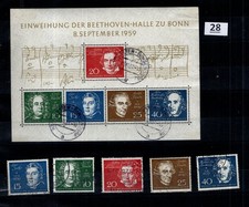 / GERMANY 1959 - USED - MUSIC, BEETHOVEN