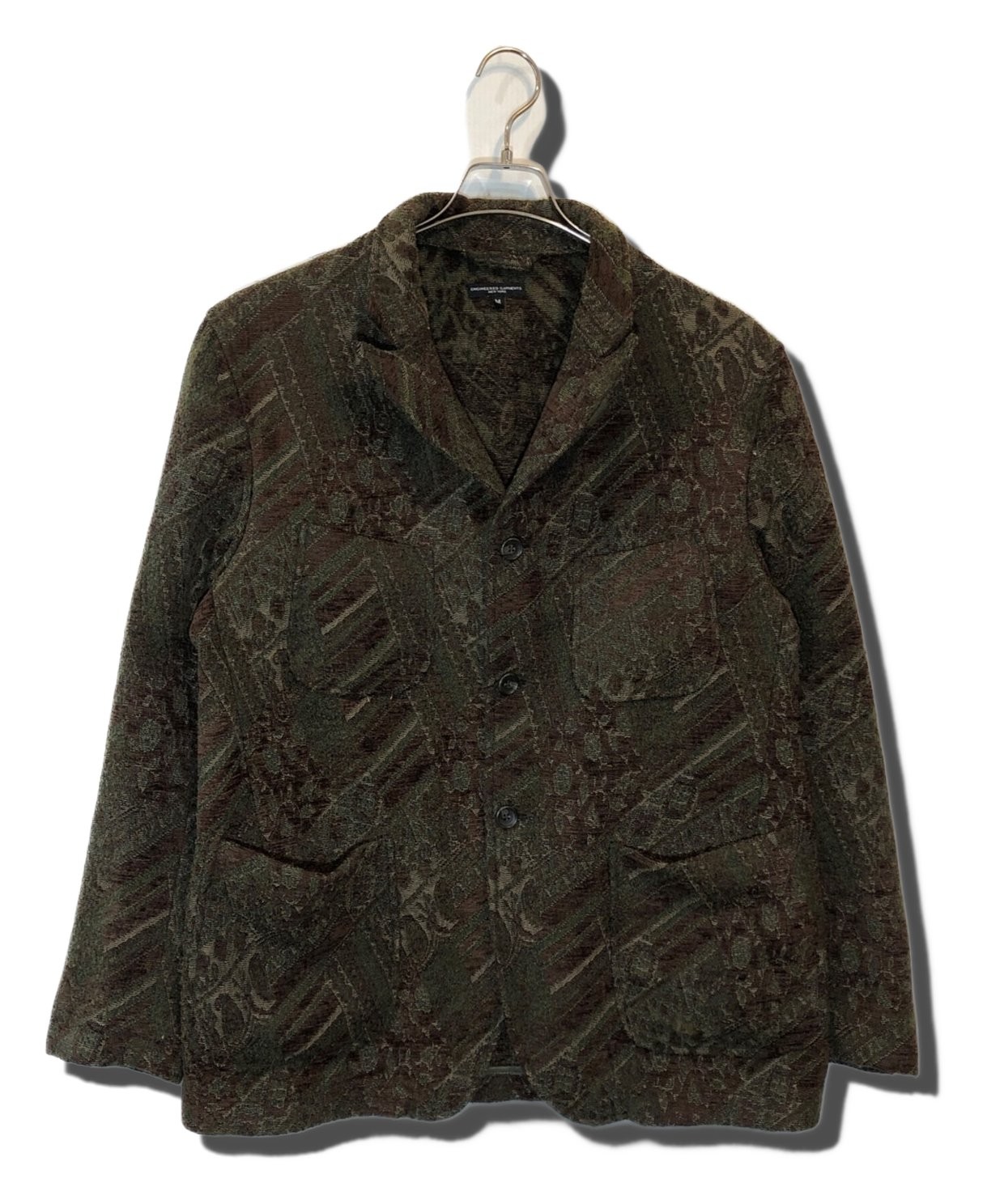 Engineered Garments All Over Pattern Jacquard Tai… - image 1