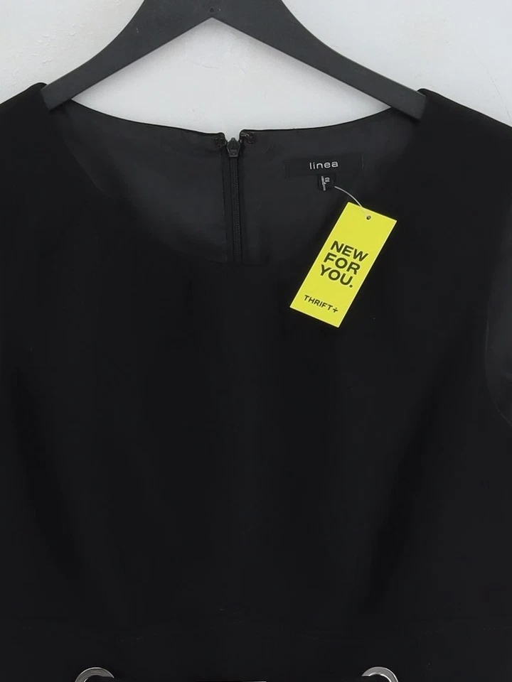 Linea Bodycon Midi Dress UK12 in Black - Image 3 of 4