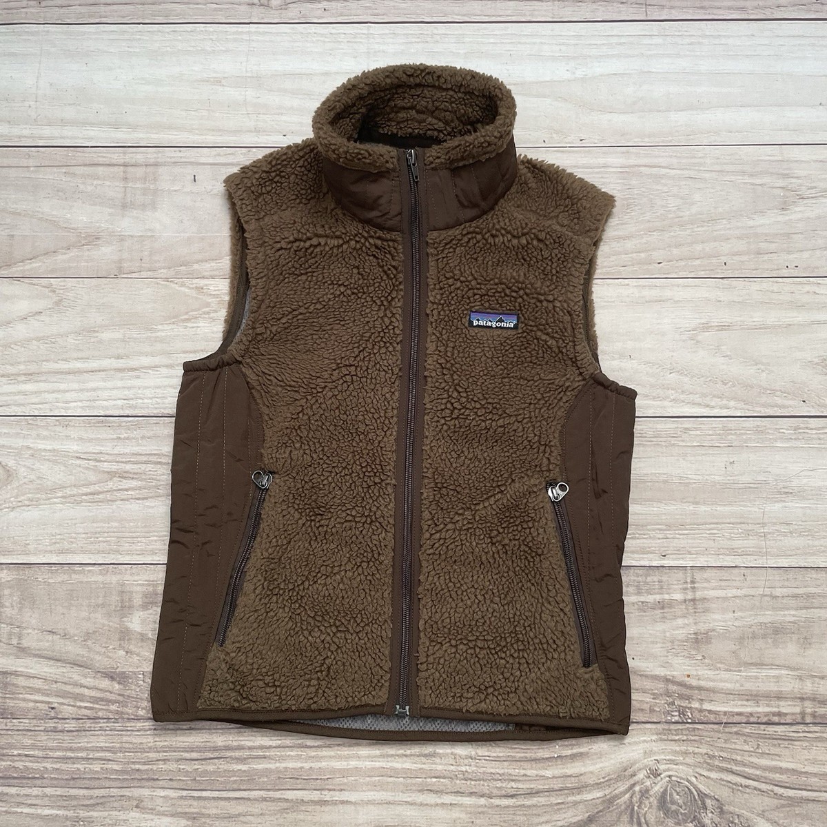 Patagonia Retro-X Vest Womens Peat Brown 23080 FA11 Deep Pile