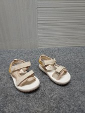 Osh Kosh Bgosh Toddler Sandals 5M Beige Adjustable Straps Logo Outdoor Wear