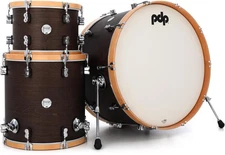 PDP Concept Maple Classic 3-piece Shell Pack with 26 inch Kick - Walnut with