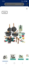 PIONEER WOMEN 30 piece Cookware Set Charcoal  NEW IN BOX