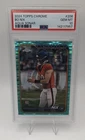 2024 Topps Chrome Bo Nix Rookie Aqua Sonar Refractor /199 #206 PSA 10
