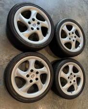 Oem Porsche 993 996 986 Boxster Turbo Twist Wheels 18 Staggered 7.5j 9j Et5