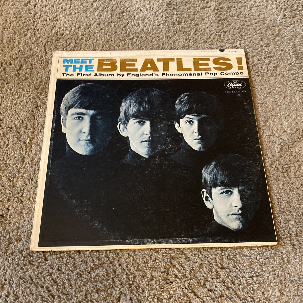 The Beatles Meet the Beatles 1964 First Album Capitol Records Mono Vinyl LP  VG+
