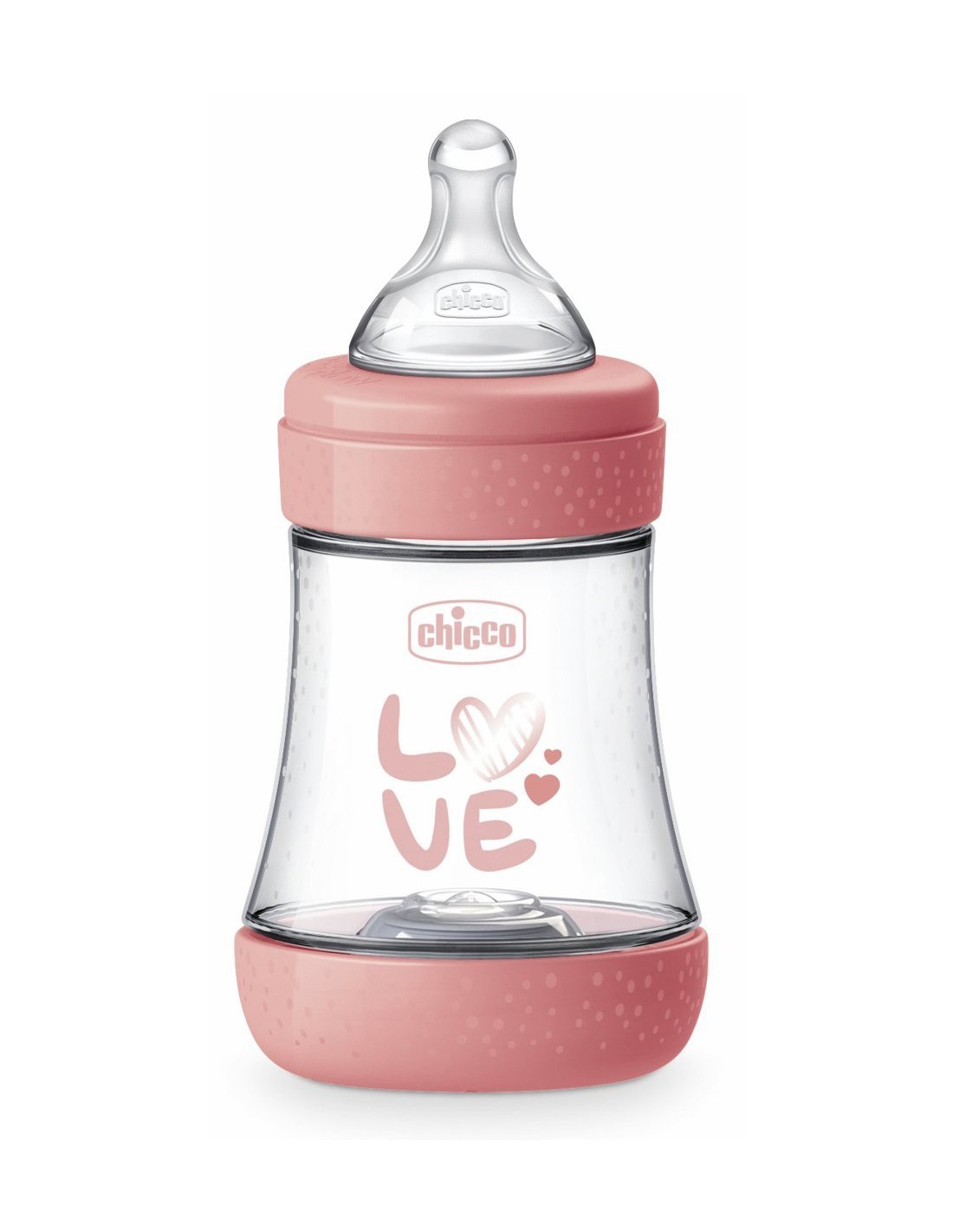 Chicco Biberon Neonato Perfect 5 Biberon Rosa Flusso Lento 0 Mesi+ 150 Ml - Immagine 2