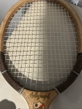 Free Swing Autograph Wooden Tennis Racquet Racket Vintage