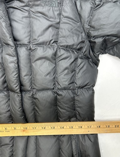 The North Face Metropolis II 550-Fill Down Parka Jacket Coat Black Long Medium - Picture 7 of 15