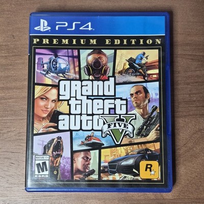Grand Theft Auto V Premium Edition Ps4 Gta 5 Playstation 4 No Map/Manual Guc