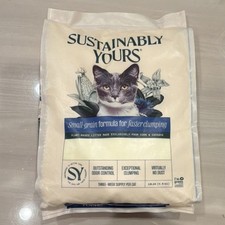 Sustainably Yours Small-Grain Formula Clumping Cat Litter Plant-Based