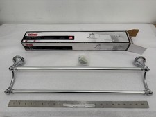 NEW Delta Silverton 24" Double Towel Bar CHROME - 132891 - COSMETIC, no sheet