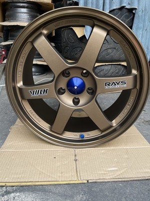 Center Cap Wheel For Rays Ce28 Te37 Re30 Ze40 Blue Color ( Mugen MF10 Style )