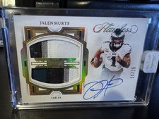 2022 Panini Flawless sealed Jalen Hurts #Dpa-jah Auto Dual 4 Color Patch 11/25