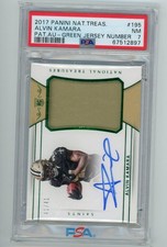 17 NATIONAL TREASURES ALVIN KAMARA 195 RC ROOKIE PATCH AUTO AUTOGRAPH 41/41 1/1
