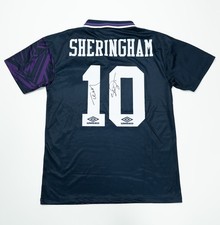 Teddy Sheringham Signed Spurs 10 Shirt | Tottenham Hotspur | AFTAL COA