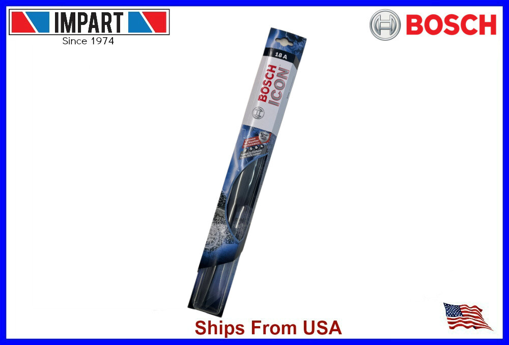 Bosch Automotive ICON 18A Wiper Blade, Up to 40% Longer Life - 18 Pack of 1