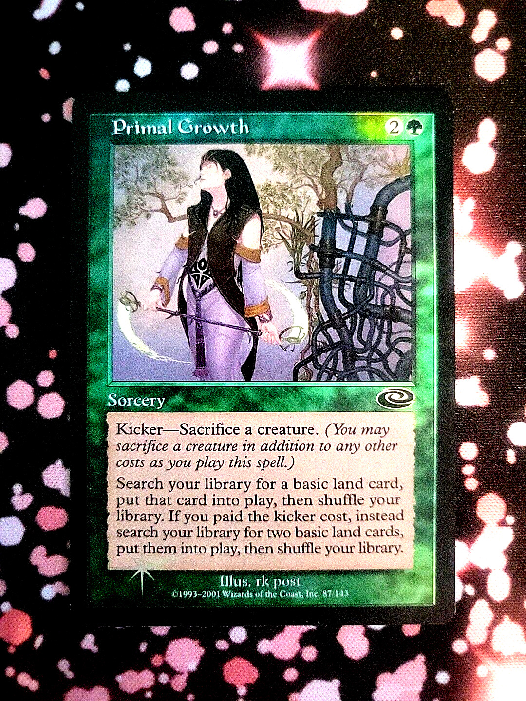 MTG 23Z - LP FOIL PRIMAL GROWTH PLANESHIFT #87 - MAGIC THE GATHERING