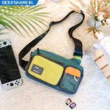 GeekShare Retro Crossbody Bag for Switch / Oled Backpack Travel Shoulder Bag