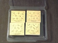Stampin' Up Fabulous Four "2004" stamp set