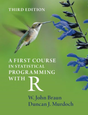 A First Course in Statistical Programming with R - Paperback / softback NEW Brau