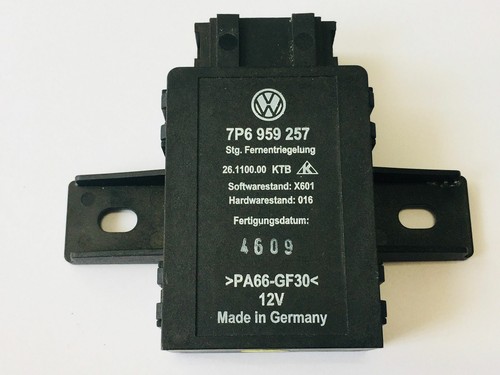 7P6959257 Steuergerät für Entriegelung Rücksitz Lehne VW Touareg II 7P Original