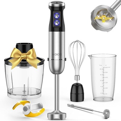 1000W Immersion Hand Blender, Upgrated 5-in-1 Handheld Blender