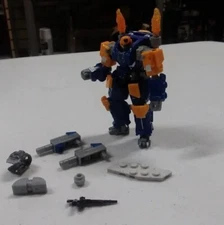 Mega Construx- Halo UNSC Blue and Yellow Mech suit Out of Box Assembled