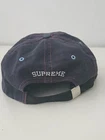 Casquette SS16 Supreme 2 tons délavé logo S 6 panneaux TEINTE EN MARINE chapeau 