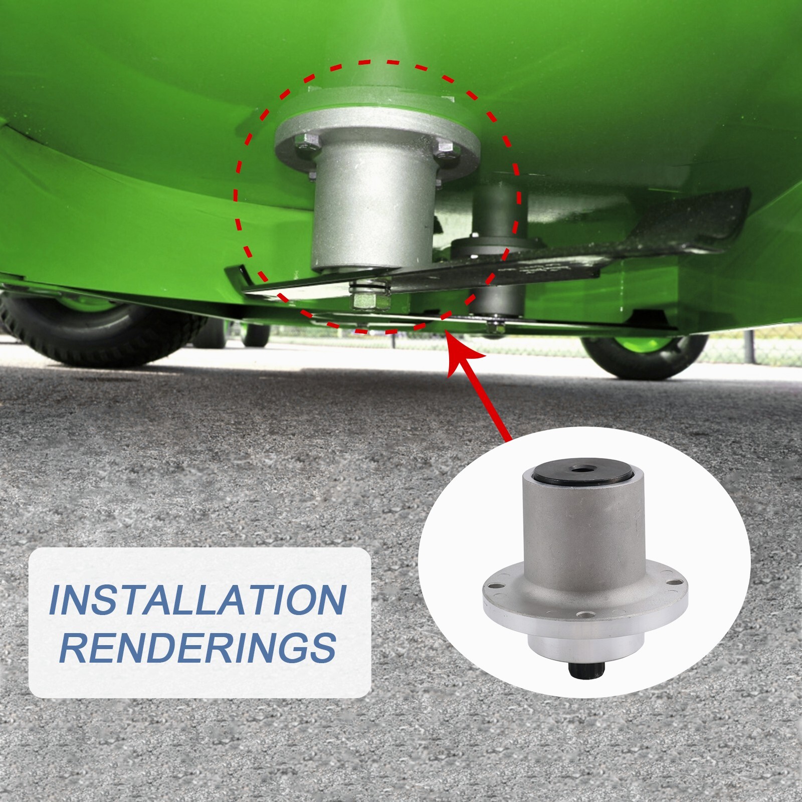 Deck Purrely Mandrino A Ponte Falciante Per Rasaerba Hustler Zero Turn – Perfetto Per FasTrak E FasTrak SD Drive Belt Diagram - Foto 10