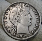 1906 Barber Half Dollar