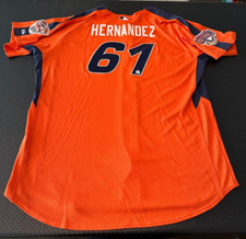 Livan Hernandez 2005 All Star Game Home Run Derby Signed Game Used Jersey MLB