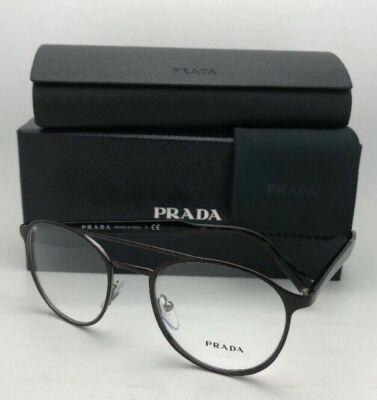 Prada Dark Tortoise Eyeglasses with Black Case s-l400.jpg main image 4