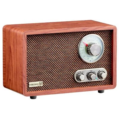 CYBERLUX Retro Bluetooth Radio Nostalgie FM Radio Retro Radio Retroradio Küchenradio