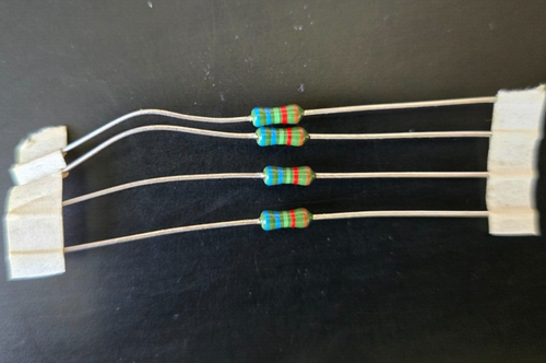 4pcs 66.5k ohm 1/4W 1% Metal Film Precision Axial Resistors ~ NEW ~ - 第 1/1 張圖片