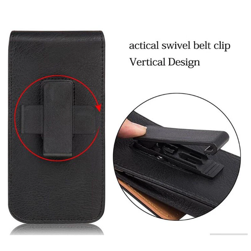Universal Belt Clip Pouch Holster Vertical Phone Case Cover Holder For Huawei — 第 3/4 张图片