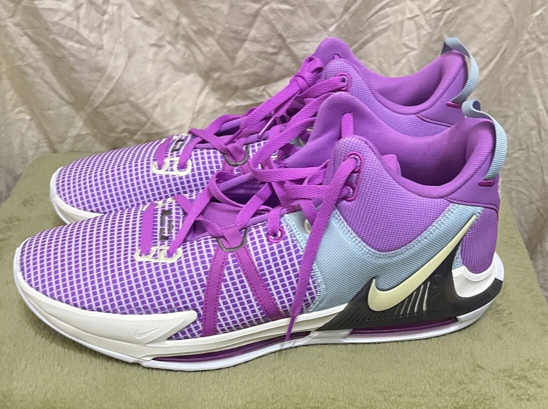 NIKE LEBRON WITNESS 7 BASKETBALL SHOES DM1123-500 Fuchsia