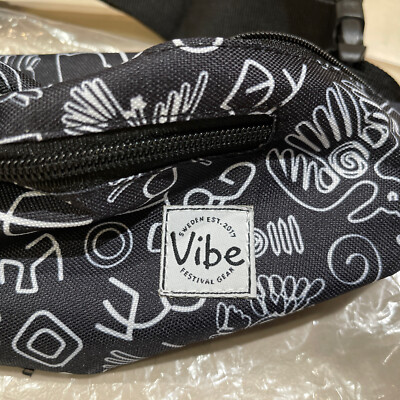 Vibe Festival Gear Fanny Pack for Men Women White Tribal NEW